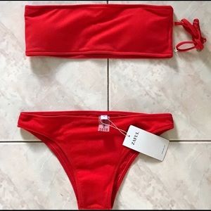 Red Zaful Bikini